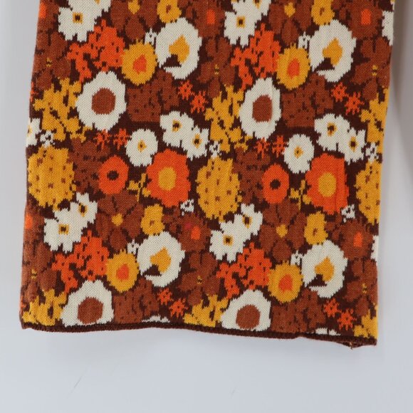 Compania Fantastica Knit Pants‎ Womens Brown Boho Hippie Retro Festival 70's NWT - Picture 6 of 12